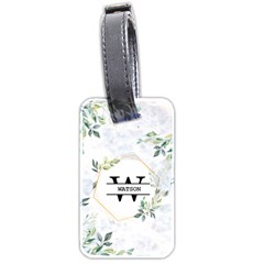 Personalized Initial Name Any Text Luggage Tag Luggage Tag (two sides) from ArtsNow.com Front