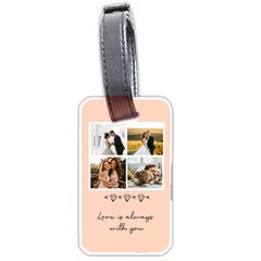 Personalized Photo Name Diamond Luggage Tag (two sides) Luggage Tag (two sides) from ArtsNow.com Front