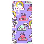 Cloud Seamless Pattern Samsung Galaxy S24 Plus 6.7 Inch Black TPU UV Case