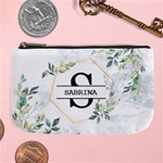 Personalized Initial Name Large Coin Purse Large Coin Purse