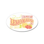 Strawberry Lemonade Sticker Oval (10 pack)