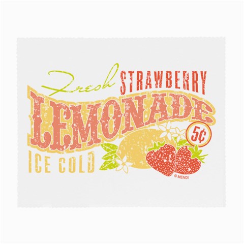 Strawberry Lemonade Glasses Cloth (Small) from ArtsNow.com Front