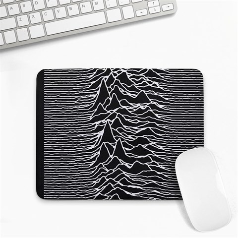 Joy Division Unknown Pleasures Pattern Small Mousepad from ArtsNow.com Front