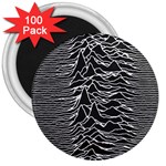 Joy Division Unknown Pleasures Pattern 3  Magnets (100 pack)