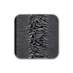 Joy Division Unknown Pleasures Pattern Rubber Square Coaster (4 pack)