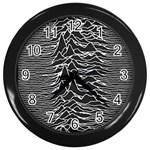 Joy Division Unknown Pleasures Pattern Wall Clock (Black)