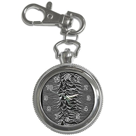 Joy Division Unknown Pleasures Pattern Key Chain Watches from ArtsNow.com Front