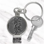Joy Division Unknown Pleasures Pattern Nail Clippers Key Chain