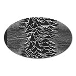 Joy Division Unknown Pleasures Pattern Oval Magnet