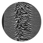Joy Division Unknown Pleasures Pattern Magnet 5  (Round)