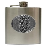 Joy Division Unknown Pleasures Pattern Hip Flask (6 oz)
