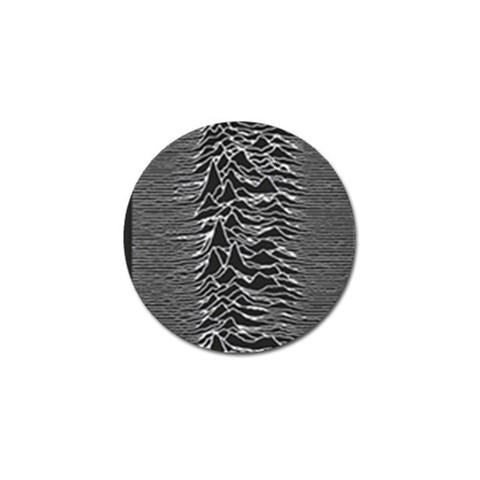 Joy Division Unknown Pleasures Pattern Golf Ball Marker (4 pack) from ArtsNow.com Front