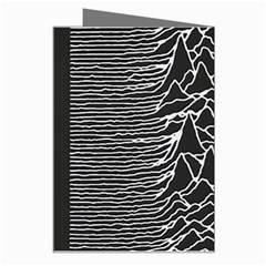 Joy Division Unknown Pleasures Pattern Greeting Card from ArtsNow.com Right