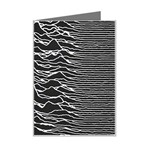 Joy Division Unknown Pleasures Pattern Mini Greeting Card