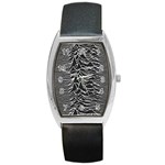 Joy Division Unknown Pleasures Pattern Barrel Style Metal Watch