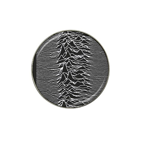 Joy Division Unknown Pleasures Pattern Hat Clip Ball Marker from ArtsNow.com Front