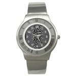 Joy Division Unknown Pleasures Pattern Stainless Steel Watch