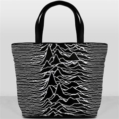 Joy Division Unknown Pleasures Pattern Bucket Bag from ArtsNow.com Back