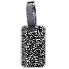 Joy Division Unknown Pleasures Pattern Luggage Tag (two sides) from ArtsNow.com Front