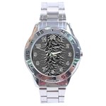 Joy Division Unknown Pleasures Pattern Stainless Steel Analogue Watch