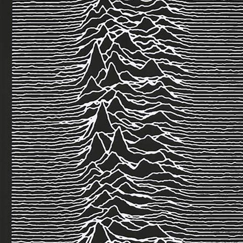 Joy Division Unknown Pleasures Pattern Play Mat (Square) from ArtsNow.com Front