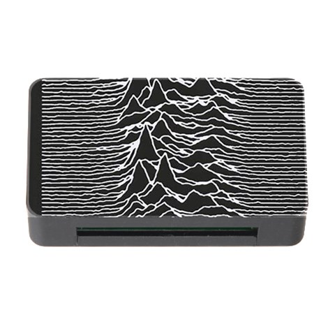 Joy Division Unknown Pleasures Pattern Memory Card Reader with CF from ArtsNow.com Front