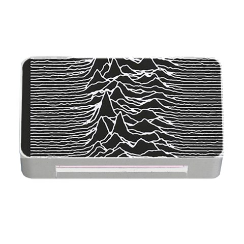Joy Division Unknown Pleasures Pattern Memory Card Reader with CF from ArtsNow.com Front