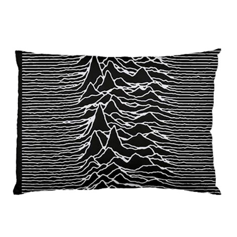 Joy Division Unknown Pleasures Pattern Pillow Case (Two Sides) from ArtsNow.com Front