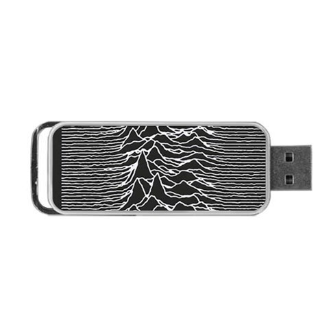Joy Division Unknown Pleasures Pattern Portable USB Flash (Two Sides) from ArtsNow.com Front