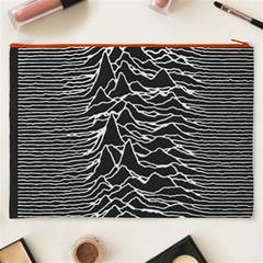 Joy Division Unknown Pleasures Pattern Cosmetic Bag (XXXL) from ArtsNow.com Back