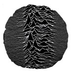 Joy Division Unknown Pleasures Pattern Large 18  Premium Round Cushions