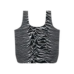 Joy Division Unknown Pleasures Pattern Full Print Recycle Bag (S) from ArtsNow.com Back