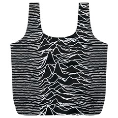Joy Division Unknown Pleasures Pattern Full Print Recycle Bag (XL) from ArtsNow.com Front