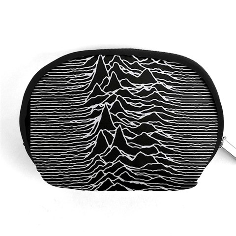 Joy Division Unknown Pleasures Pattern Accessory Pouch (Medium) from ArtsNow.com Front