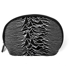 Joy Division Unknown Pleasures Pattern Accessory Pouch (Large) from ArtsNow.com Back