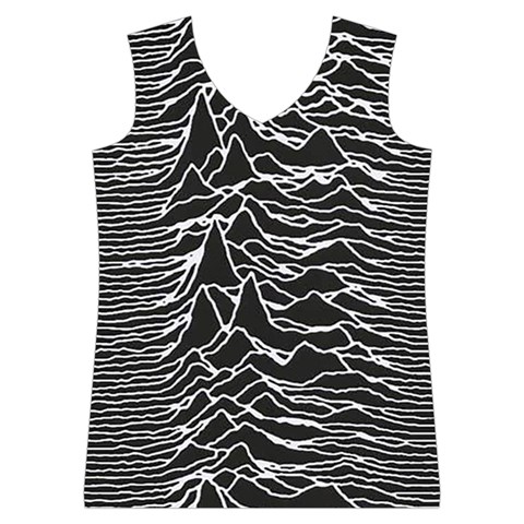 Joy Division Unknown Pleasures Pattern Women s Basketball Tank Top from ArtsNow.com Front