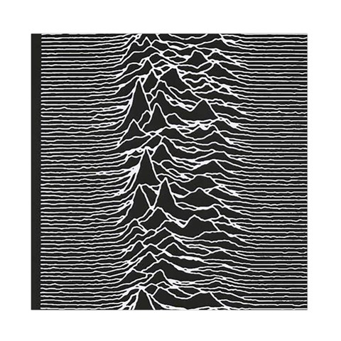 Joy Division Unknown Pleasures Pattern Duvet Cover Double Side (Full/ Double Size) from ArtsNow.com Back