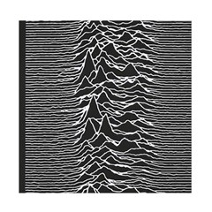 Joy Division Unknown Pleasures Pattern Duvet Cover Double Side (Full/ Double Size) from ArtsNow.com Back