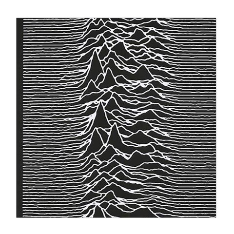 Joy Division Unknown Pleasures Pattern Duvet Cover Double Side (Queen Size) from ArtsNow.com Front