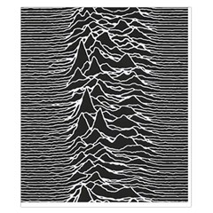 Joy Division Unknown Pleasures Pattern Duvet Cover Double Side (California King Size) from ArtsNow.com Front