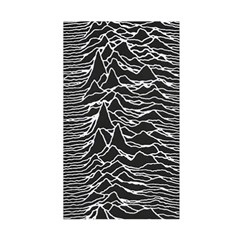 Joy Division Unknown Pleasures Pattern Duvet Cover Double Side (Single Size) from ArtsNow.com Back