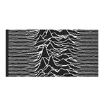 Joy Division Unknown Pleasures Pattern Satin Wrap 35  x 70 