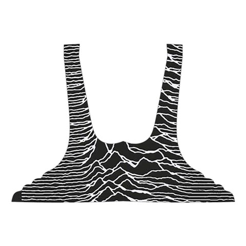 Joy Division Unknown Pleasures Pattern Got No Strings Sports Bra from ArtsNow.com Front
