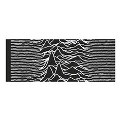 Joy Division Unknown Pleasures Pattern Boyleg Halter Swimsuit  from ArtsNow.com Front Top