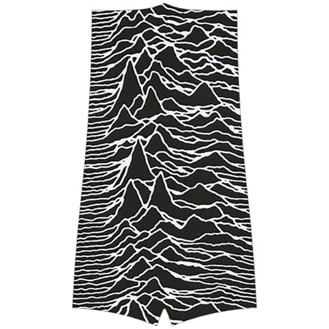 Joy Division Unknown Pleasures Pattern Boyleg Halter Swimsuit  from ArtsNow.com Front Body