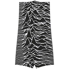 Joy Division Unknown Pleasures Pattern Boyleg Halter Swimsuit  from ArtsNow.com Front Body