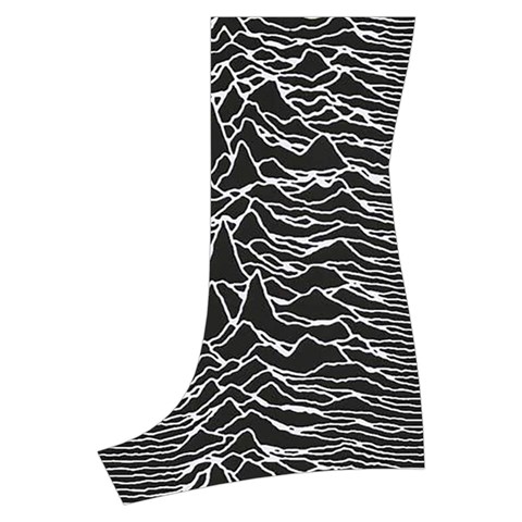 Joy Division Unknown Pleasures Pattern Boyleg Halter Swimsuit  from ArtsNow.com Back Left