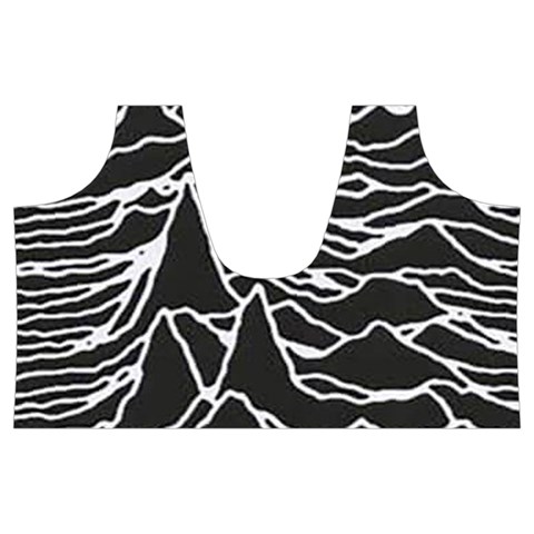 Joy Division Unknown Pleasures Pattern Skater Dress Swimsuit from ArtsNow.com Top Back