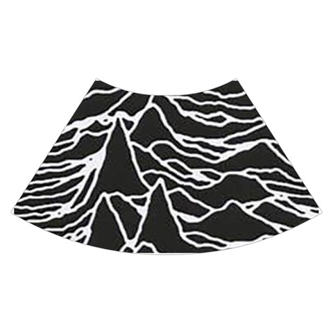 Joy Division Unknown Pleasures Pattern Skater Dress Swimsuit from ArtsNow.com Skirt Back