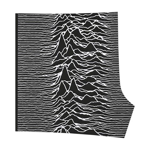 Joy Division Unknown Pleasures Pattern Boyleg Bikini Wrap Bottoms from ArtsNow.com Front Right